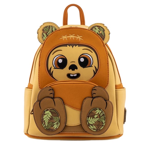 Loungefly x Star Wars Ewok Backpack & Wallet - Picture 2 of 10